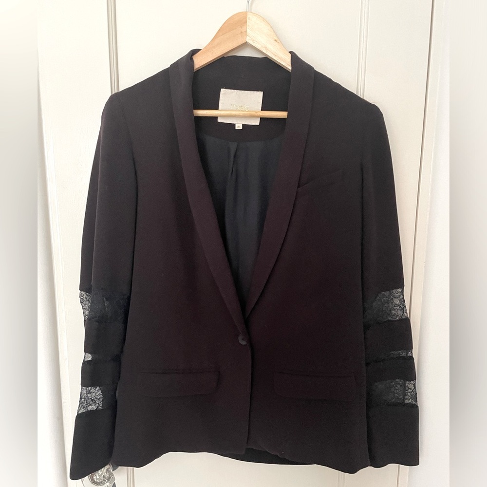 Maje black blazer